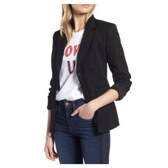 1901 Jackets & Blazers - 1901 Nordstrom NWT  Black 2 Button Blazer Jacket Size 8 Lined Suit Office